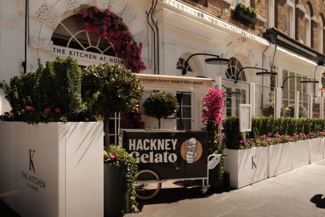 Kitchen At Holmes x Hackney Gelato Ice Cream Terrace