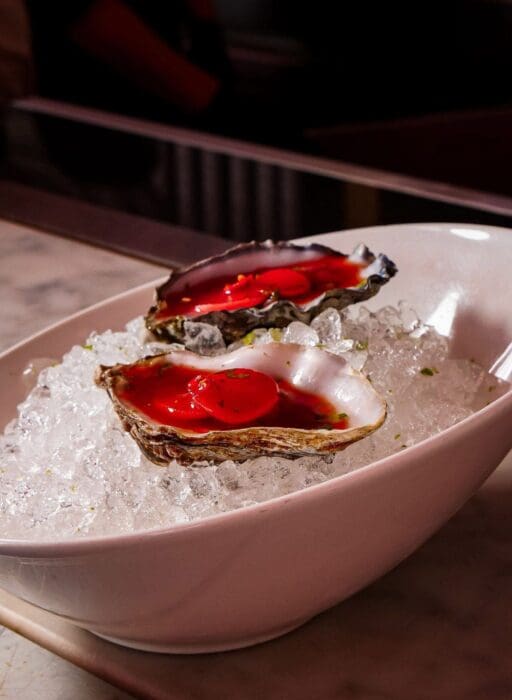 oysters with bloody mary hell's kitchen ibiza