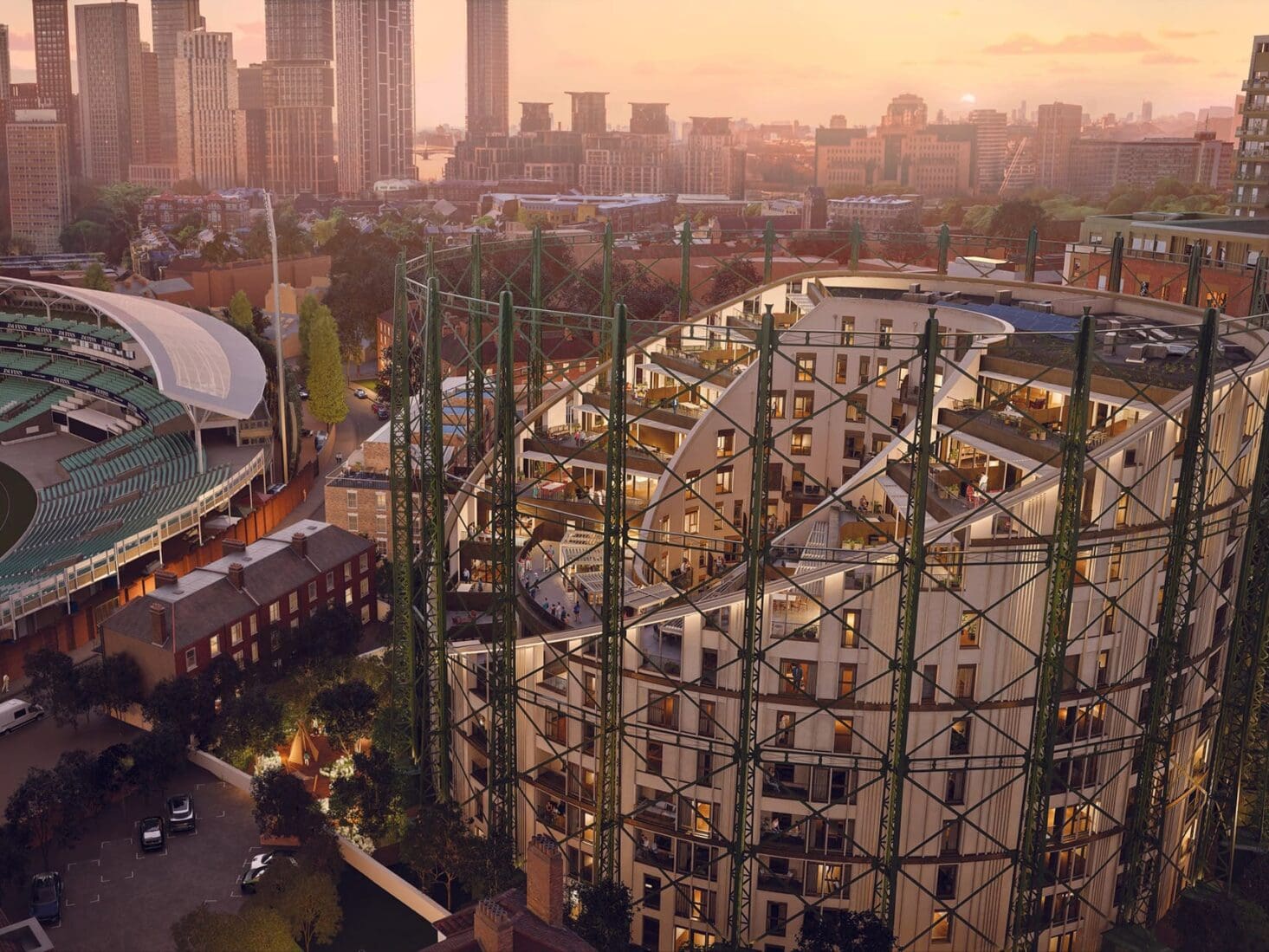 the halo oval village