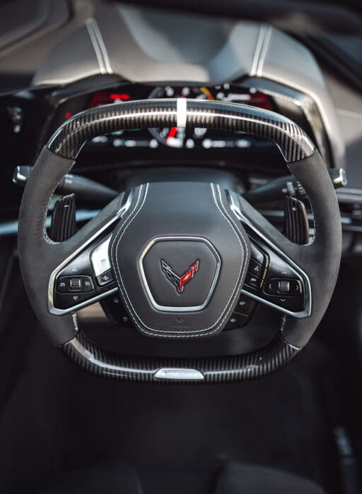 chevrolet corvette e-ray steering wheel