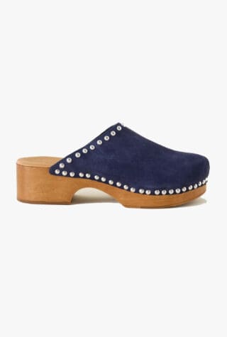 Anthropologie studded platform clog 