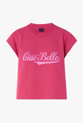 Balenciaga cropped jersey T-shirt