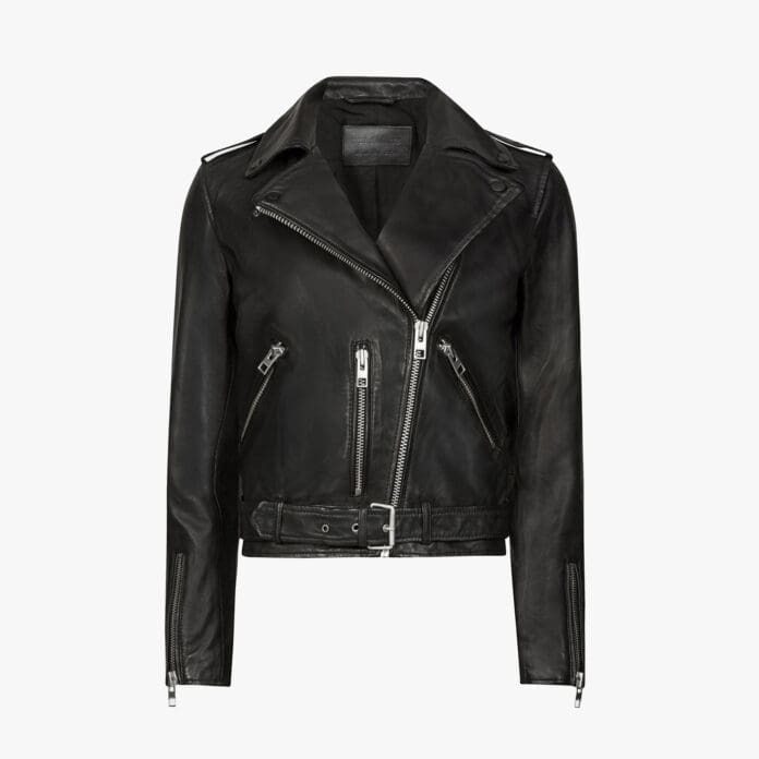 Balfern leather biker jacket