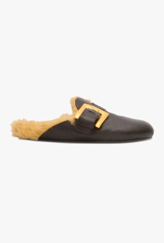 Balmain leather Anthem clogs 