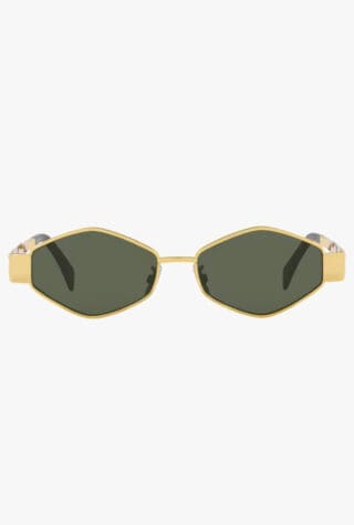 Celine metal triomphe geometric sunglasses