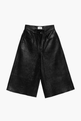 Haikure leather shorts
