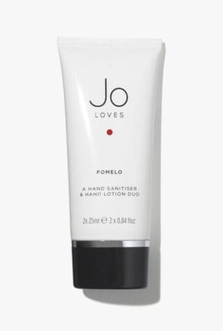 Jo Loves hand sanitiser and hand lotion duo