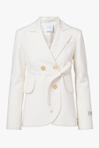 Patou double-breasted belted blazer