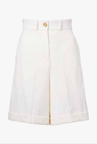 Patou high-rise Bermuda shorts