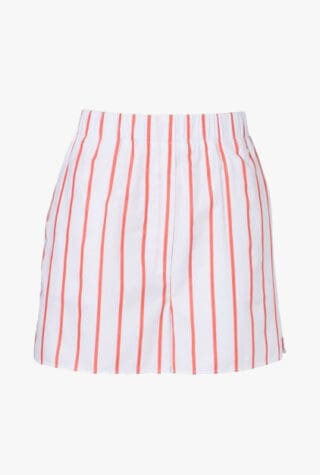The Frankie Shop Lui striped cotton shorts