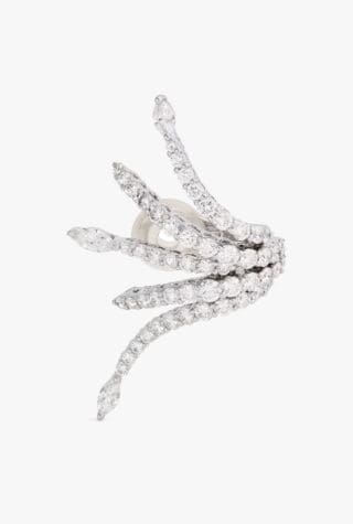 Yeprem white gold and diamond Whisper ear cuff