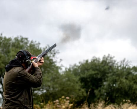 clay pigeon shooting