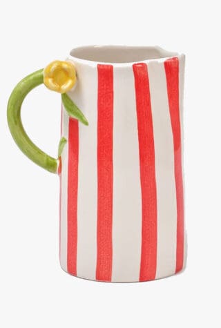 Damson Madder Tulip Stripe Jug