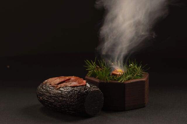 Lamb tongue and heart at The Ledbury