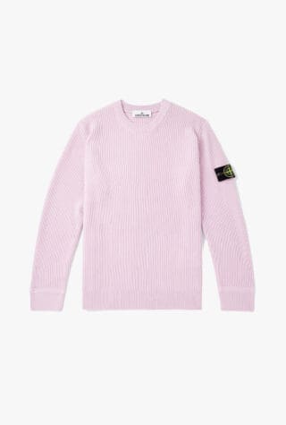 Stone Island ribbed wool sweater