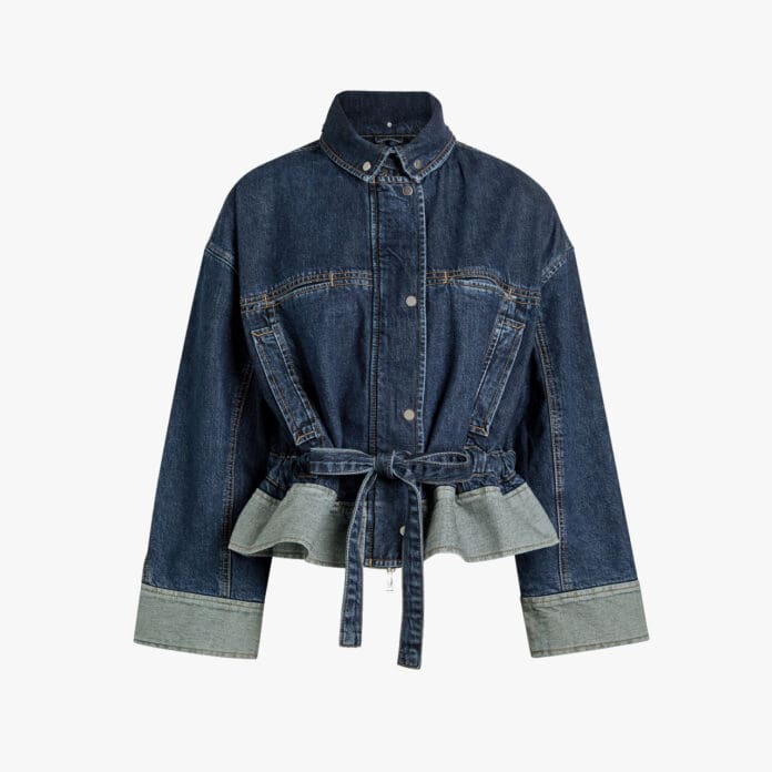 3.1 Phillip Lim boxy tie-waist denim jacket