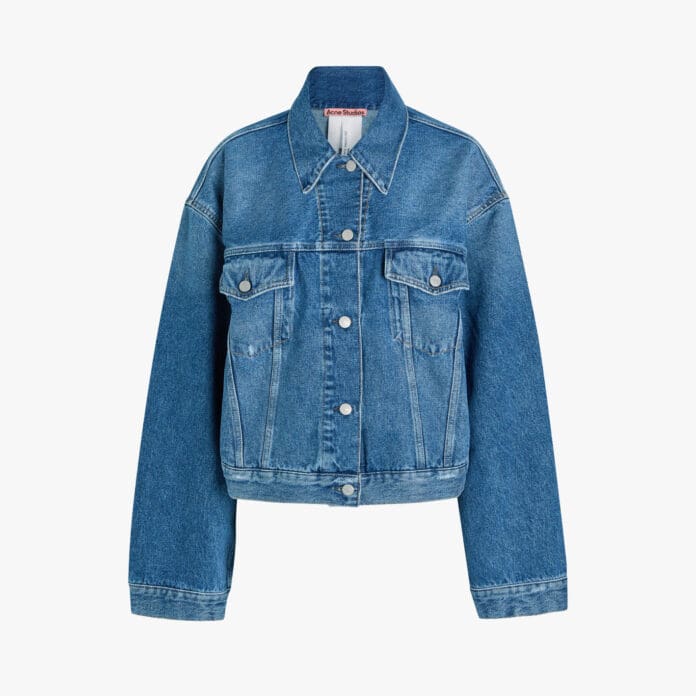 Acne Studios darted denim jacket