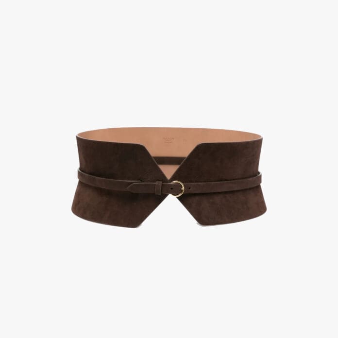 Alaïa wide-panelled leather belt