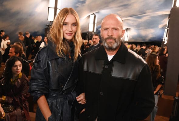 rosie huntington-whiteley and jason statham burberry