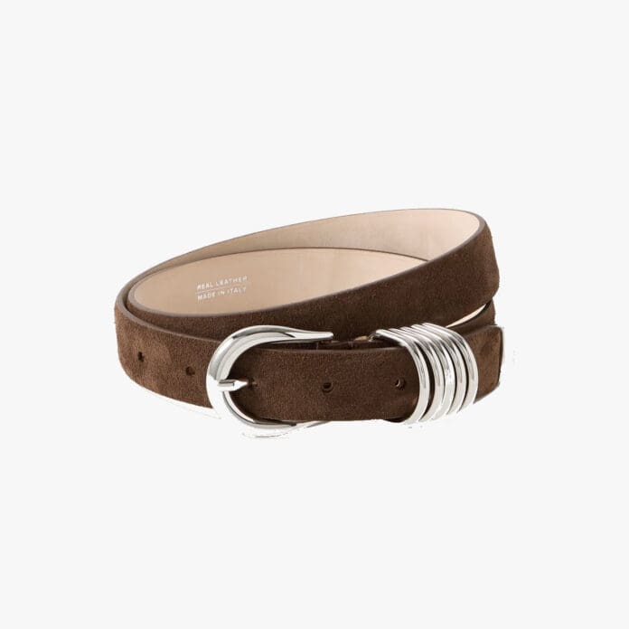 Déhanche Hollyhock suede belt