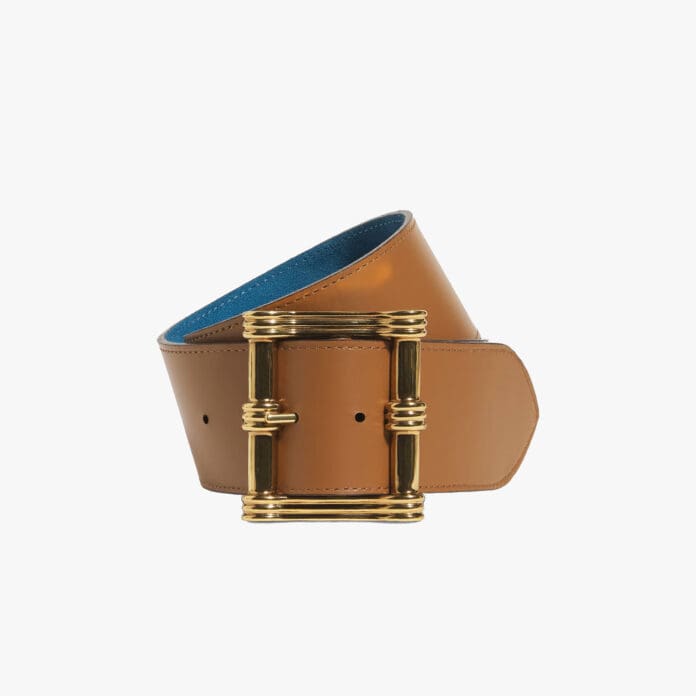 Etro leather wide belt