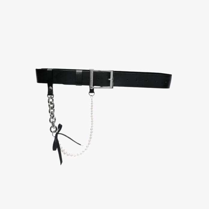Simone Rocha chain-pearl embellished belt