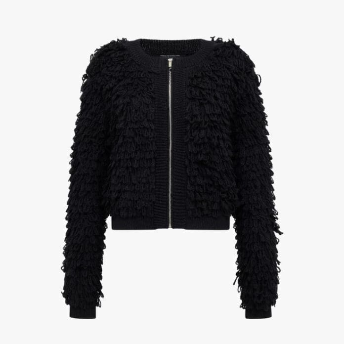 French Connection Mali looped fringe jacket
