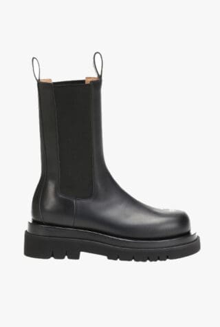 Bottega Veneta Lug leather ankle boots