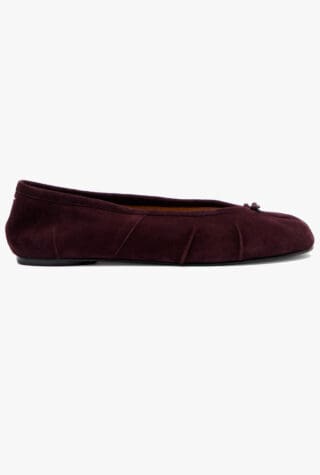 Maison Margiela Tabi suede ballet flats