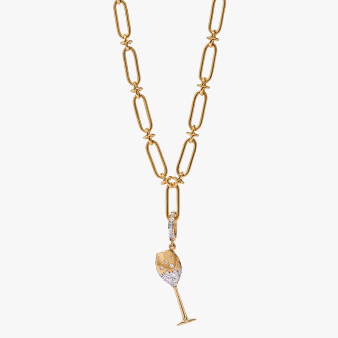 annoushka x claridges champagne charm