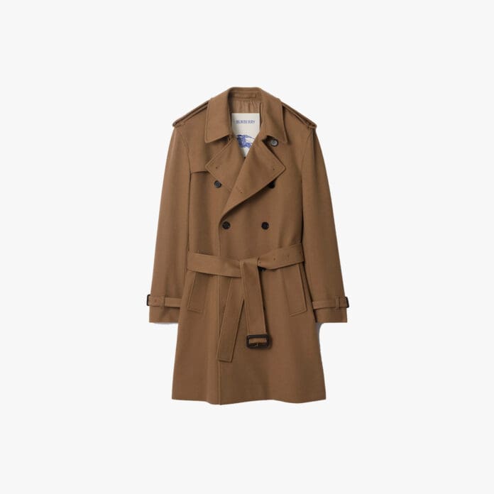 burberry cashmere trench