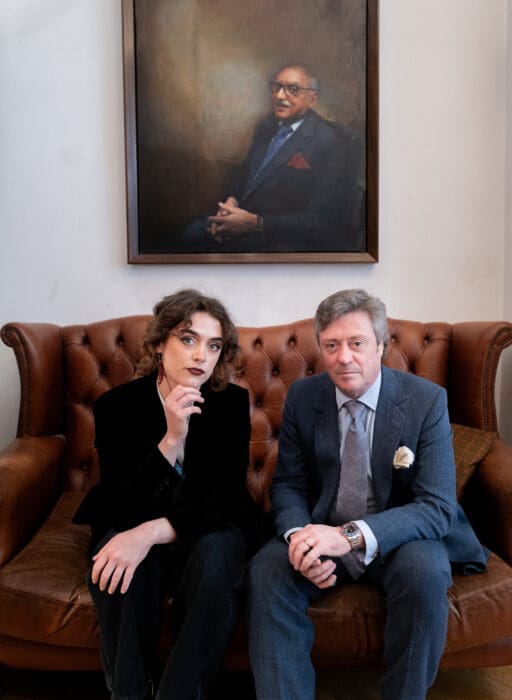 Molly with her father Richard Anderson