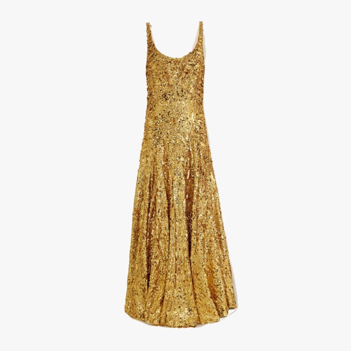 rabanne sequin dress