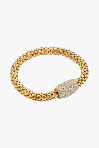 Love Nest pave diamond bracelet