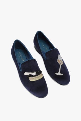 Kurt Geiger Ace Emby Velvet Loafers
