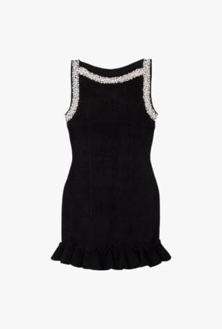 Sandro Bead-Embellishment Mini Dress