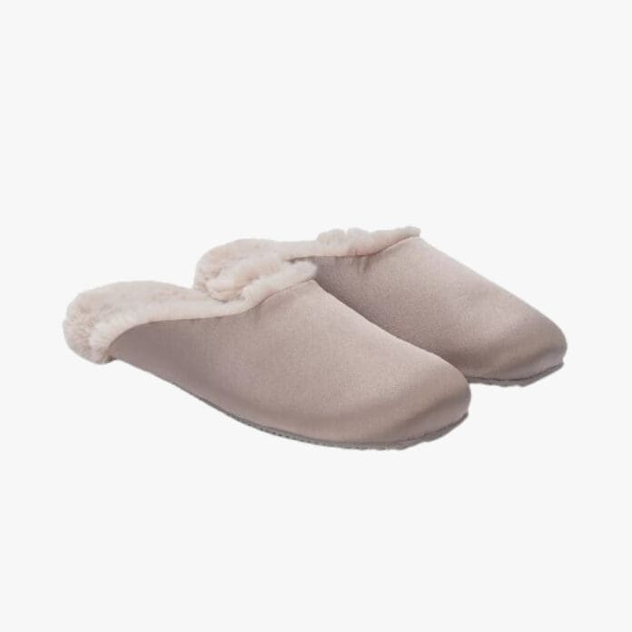 The White Company satin ballet slippers