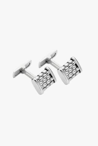 White gold cufflinks