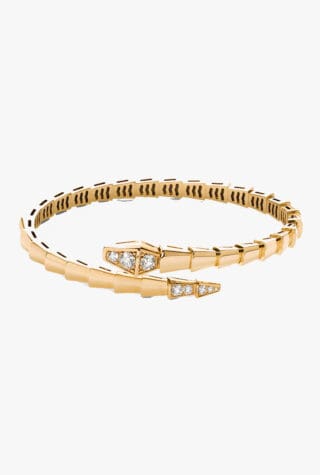 Bulgari Serpenti Viper gold and diamond bracelet
