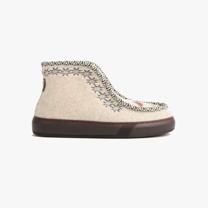 Penelope Chilvers Inuit embroidered slippers 