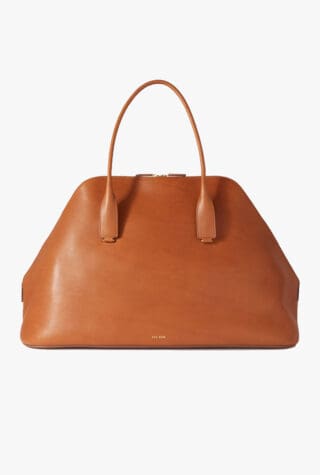 The Row Devon leather tote