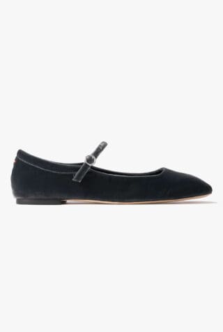 Aeyde Uma velvet Mary Jane ballet flats