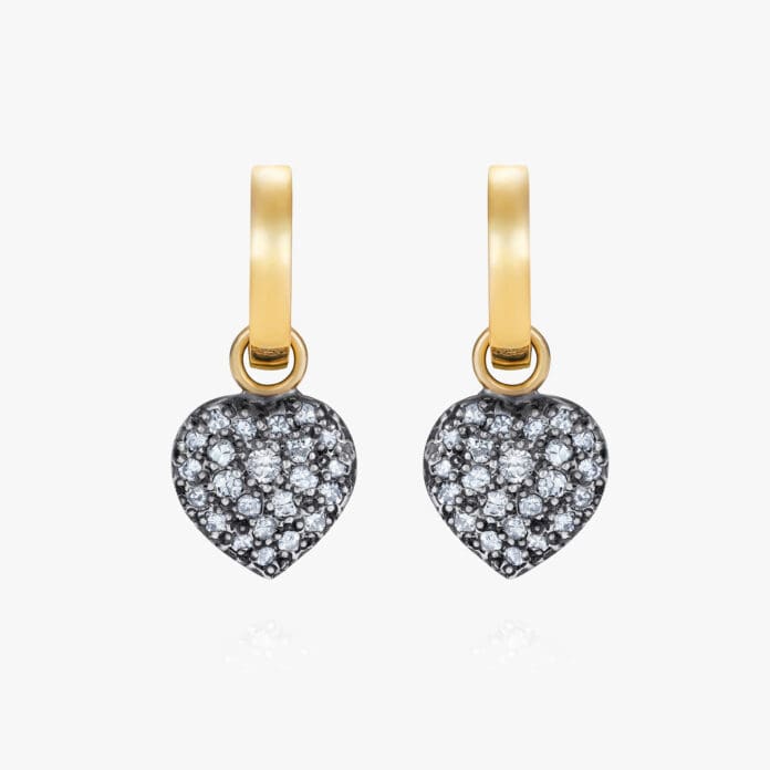 bear brooksbank heart earrings