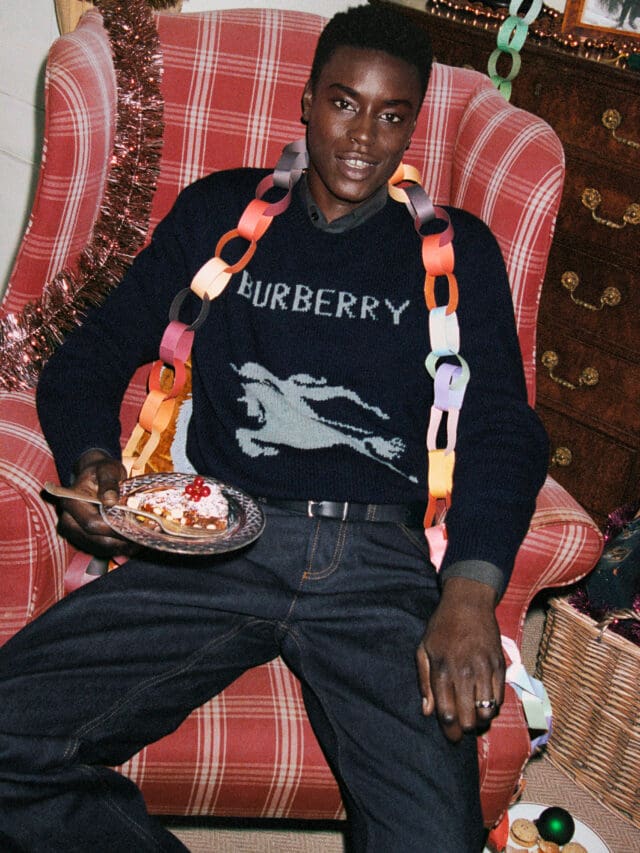 Burberry festive partywear