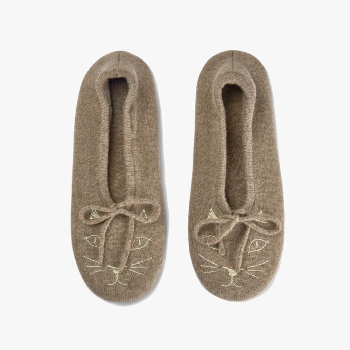 Charlotte Olympia X Madeleine Thompson Kitty slippers