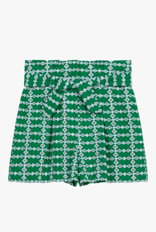 Claudie Pierlot tie-up printed shorts
