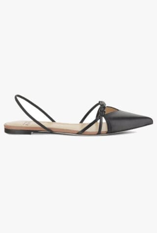 Francesco Russo leather flat pumps