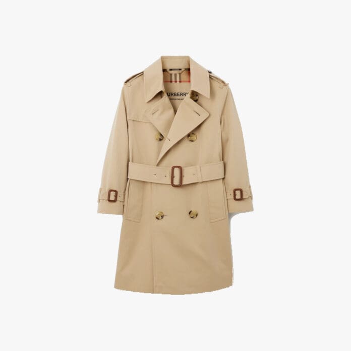 Gabardine Trench Coat