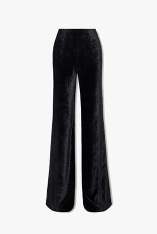 Galvan Winter Sun velvet wide-leg trousers