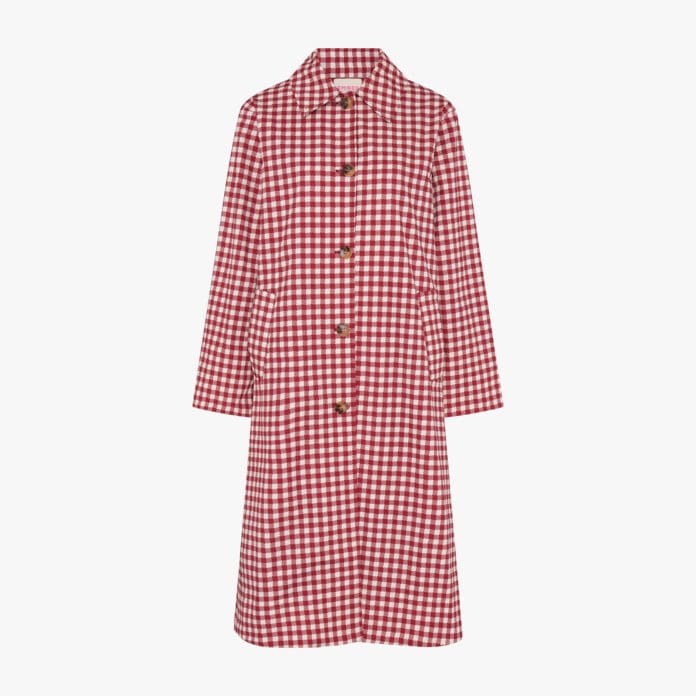 Omnes Charleston Checked Trench